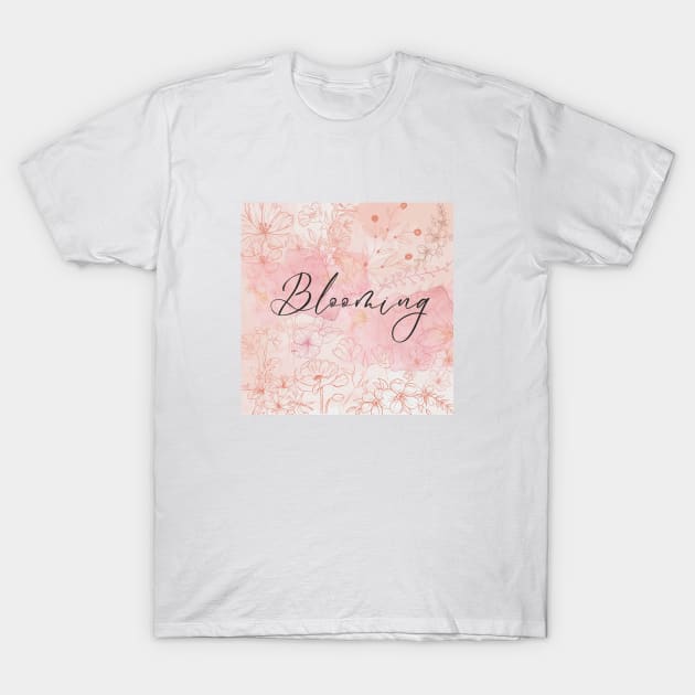 Blooming Flowers T-Shirt by GoodyL